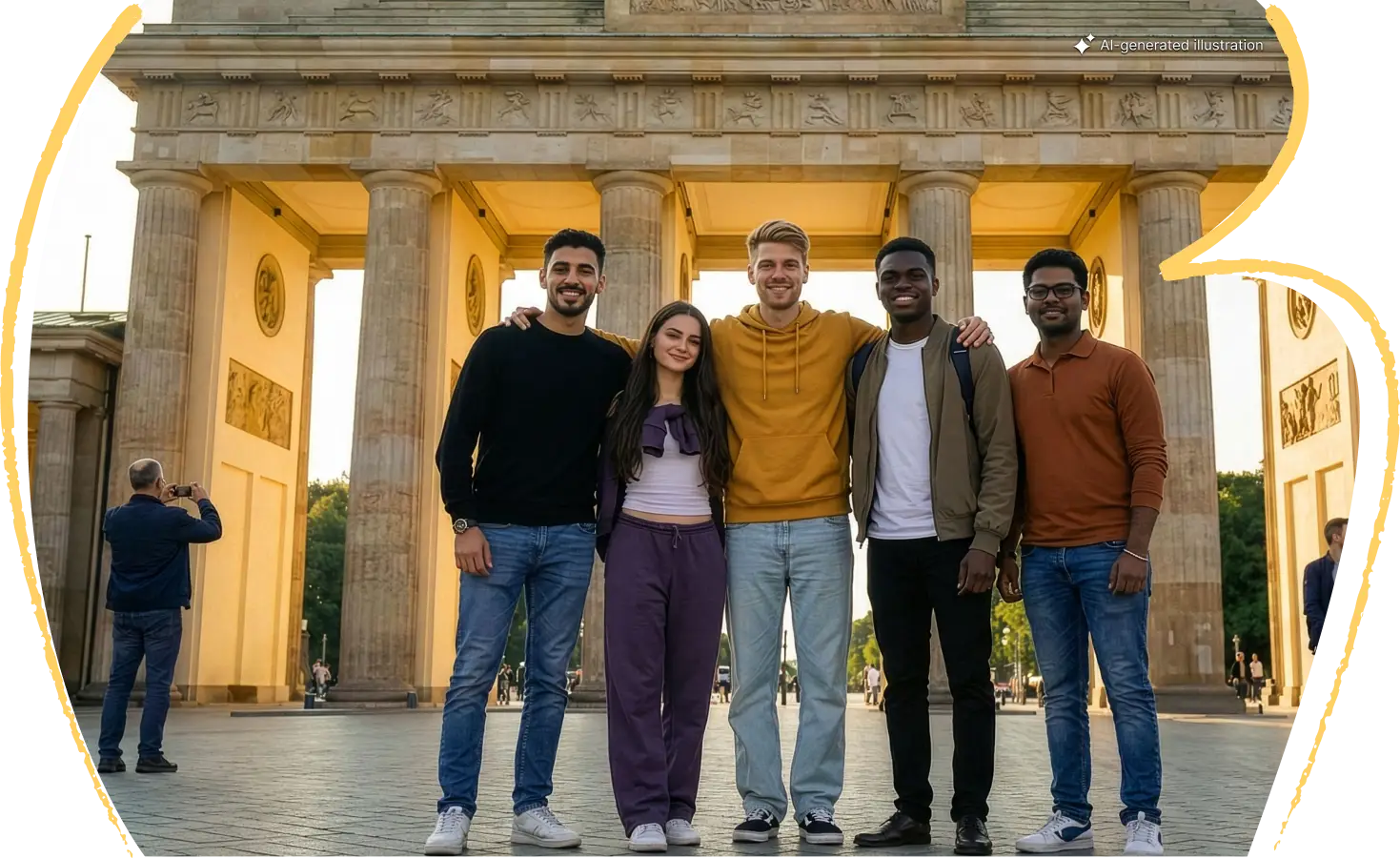 Feel safe when taking your first steps in Germany! BASTI provides you with full protection.